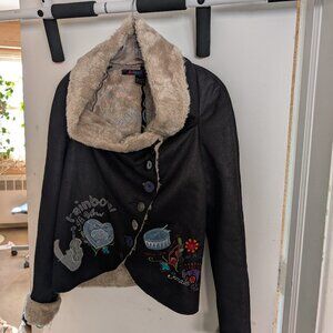 Desigual cropped denim jacket